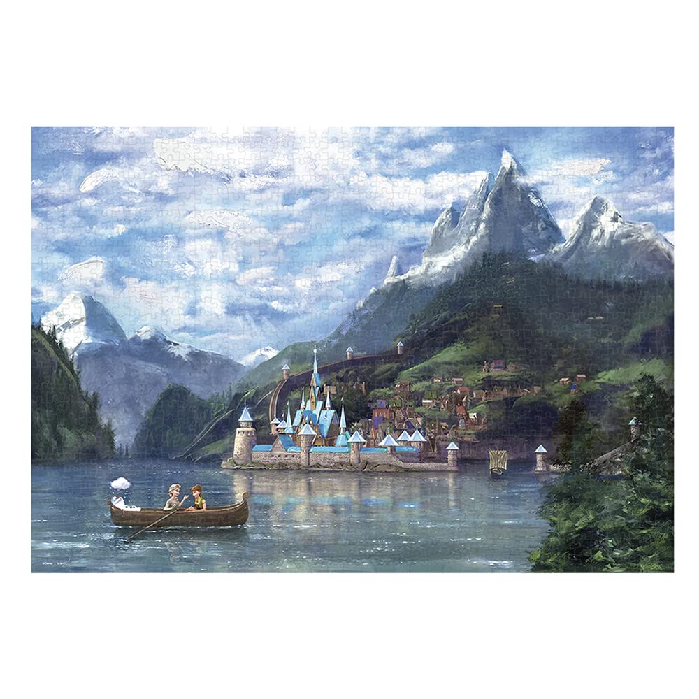 TENYO D1000-088 Jigsaw Puzzle Disney Frozen Boating In Arendelle 1000 Pieces