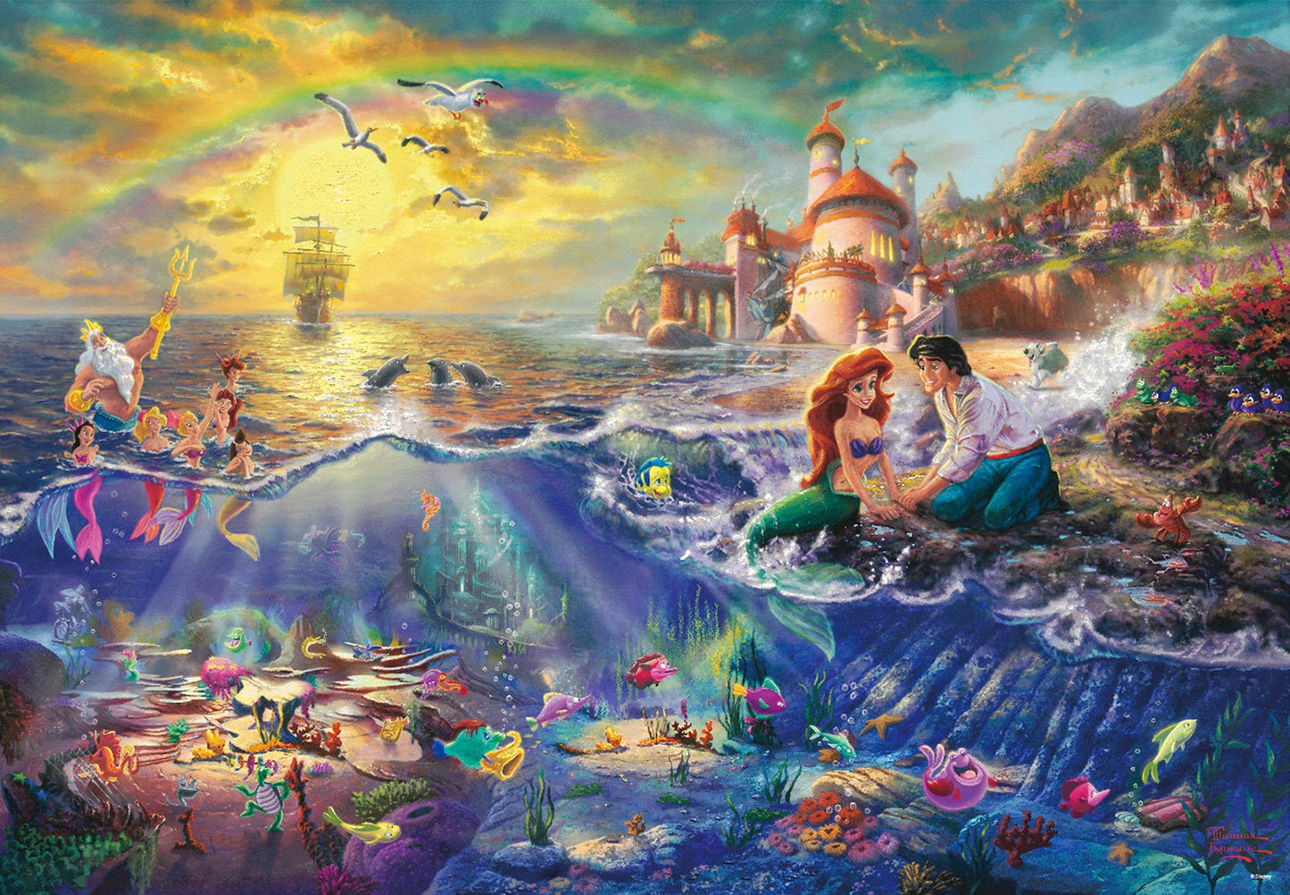 Tenyo 1000pc Little Mermaid Jigsaw 51x73.5cm