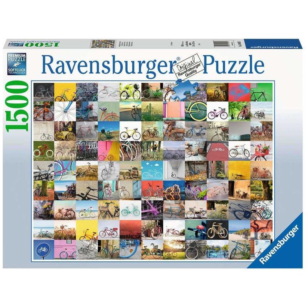 Ravensburger 1500 Piece Puzzle 99 Bicycles