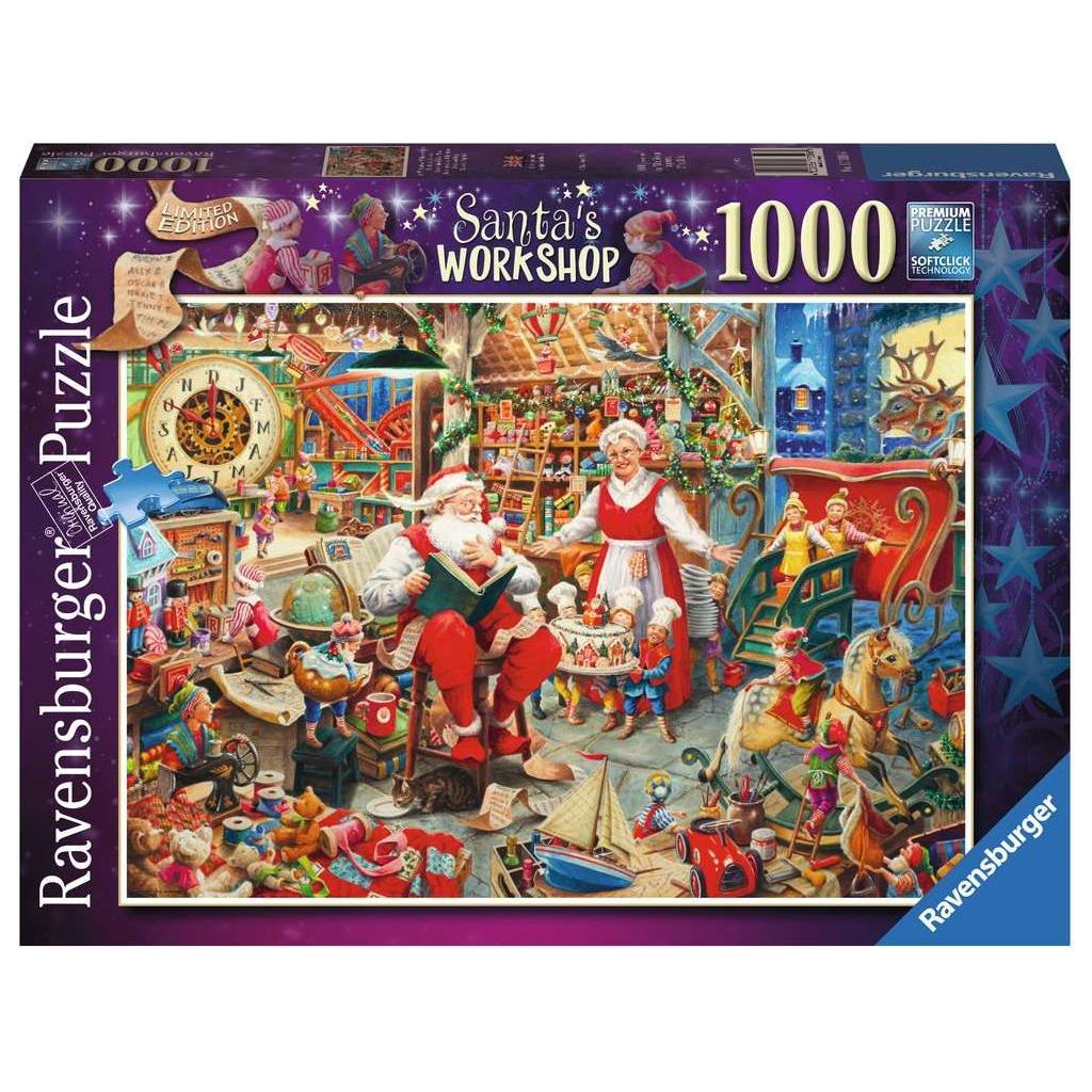Ravensburger 1000 Piece Puzzle Santa's Workshop