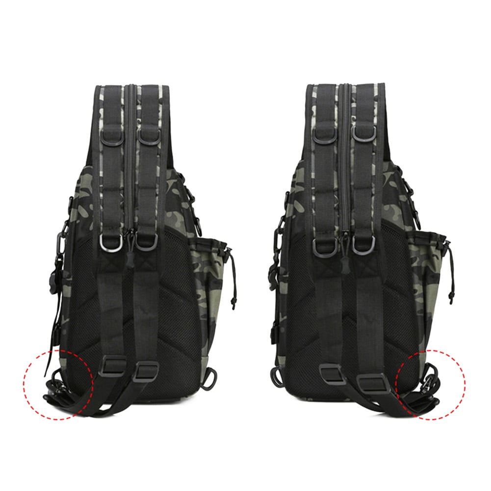 BESHOM Fishing Backpack waterproof Outdoor Fishing Gear Storage Bag Lure Backpack