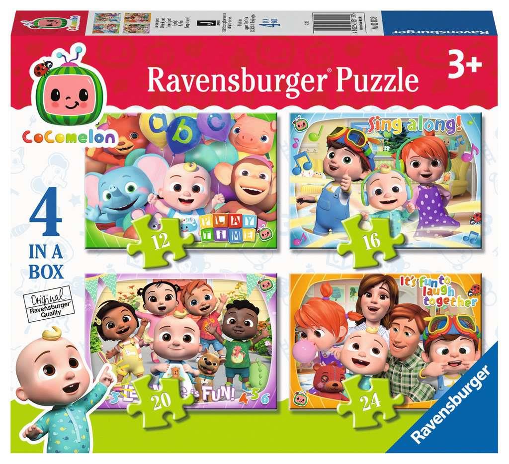 Ravensburger 03113 Cocomelon 4 In A Box Jigsaw Puzzle