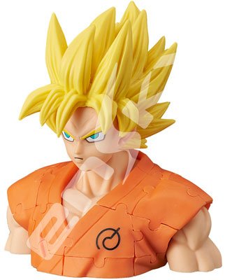 Ensky Km-75 3D Jigsaw Puzzle Dragon Ball Super Saiyan Son Goku Dragon Ball Puzzle
