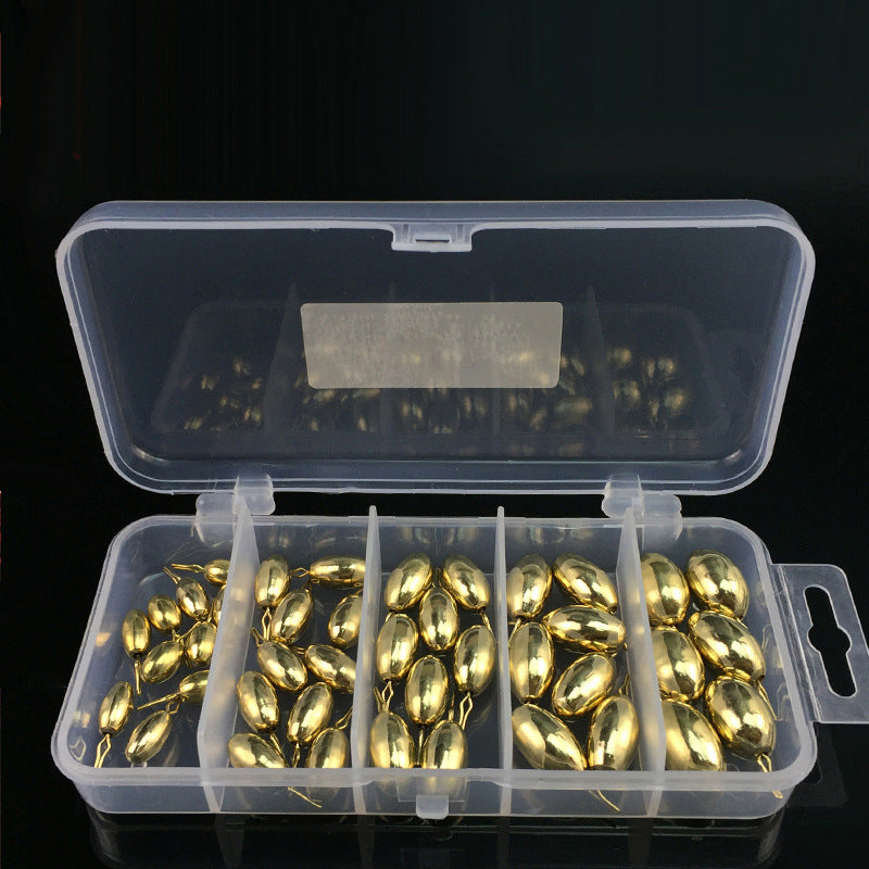 Inverted Fishing Copper Sinker Set Lead Sinker Copper Sinker GND Products