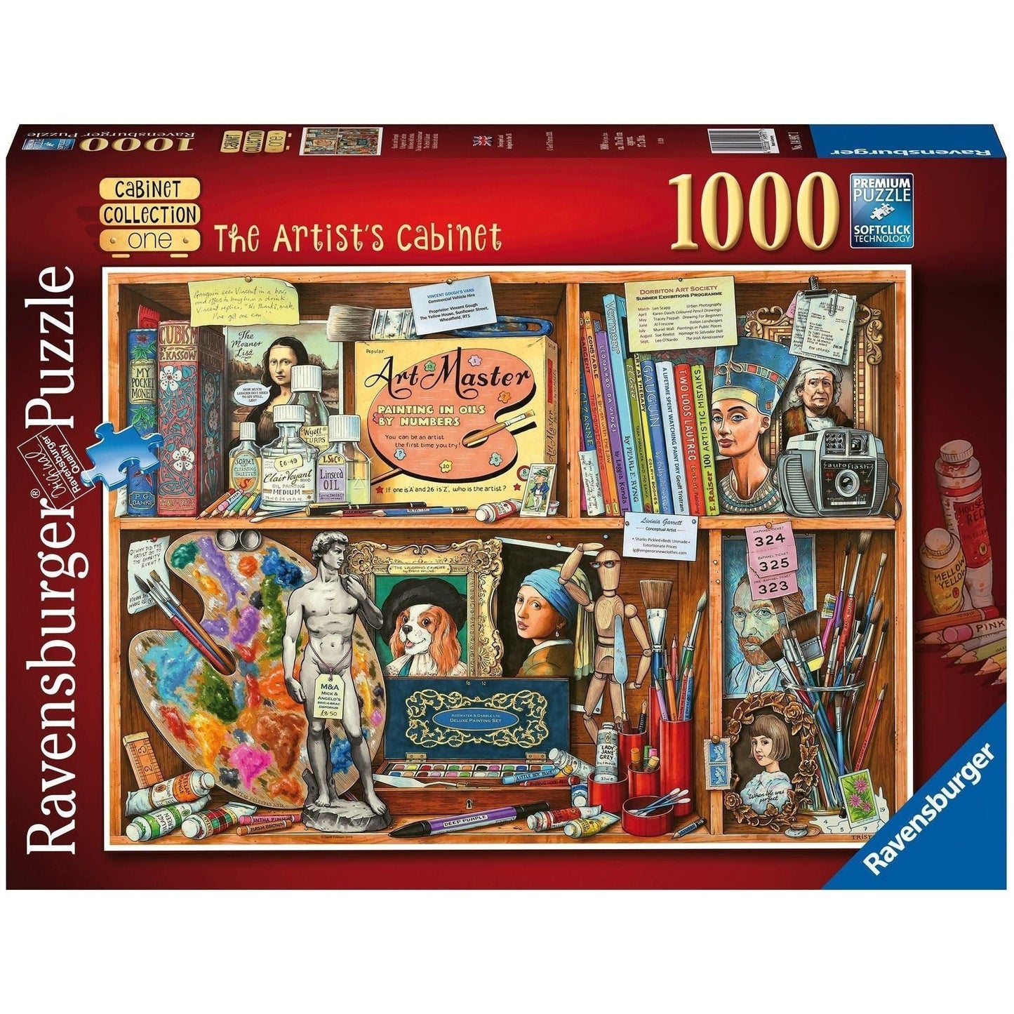 Ravensburger 1000 Piece Puzzle The Artist's Cabinet