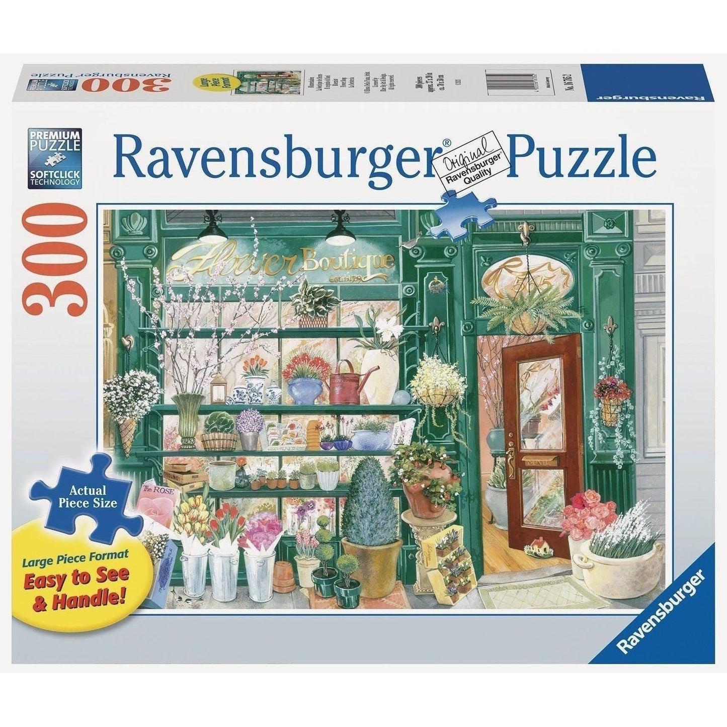 Ravensburger 300 Piece Puzzle Large Format Flower Shop