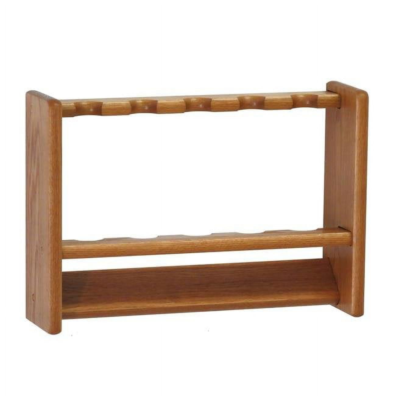 5 Fishing Rod Rack - Medium Oak