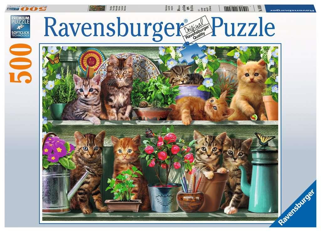 Ravensburger 14824 Cats on the Shelf 500 Piece Jigsaw Puzzle