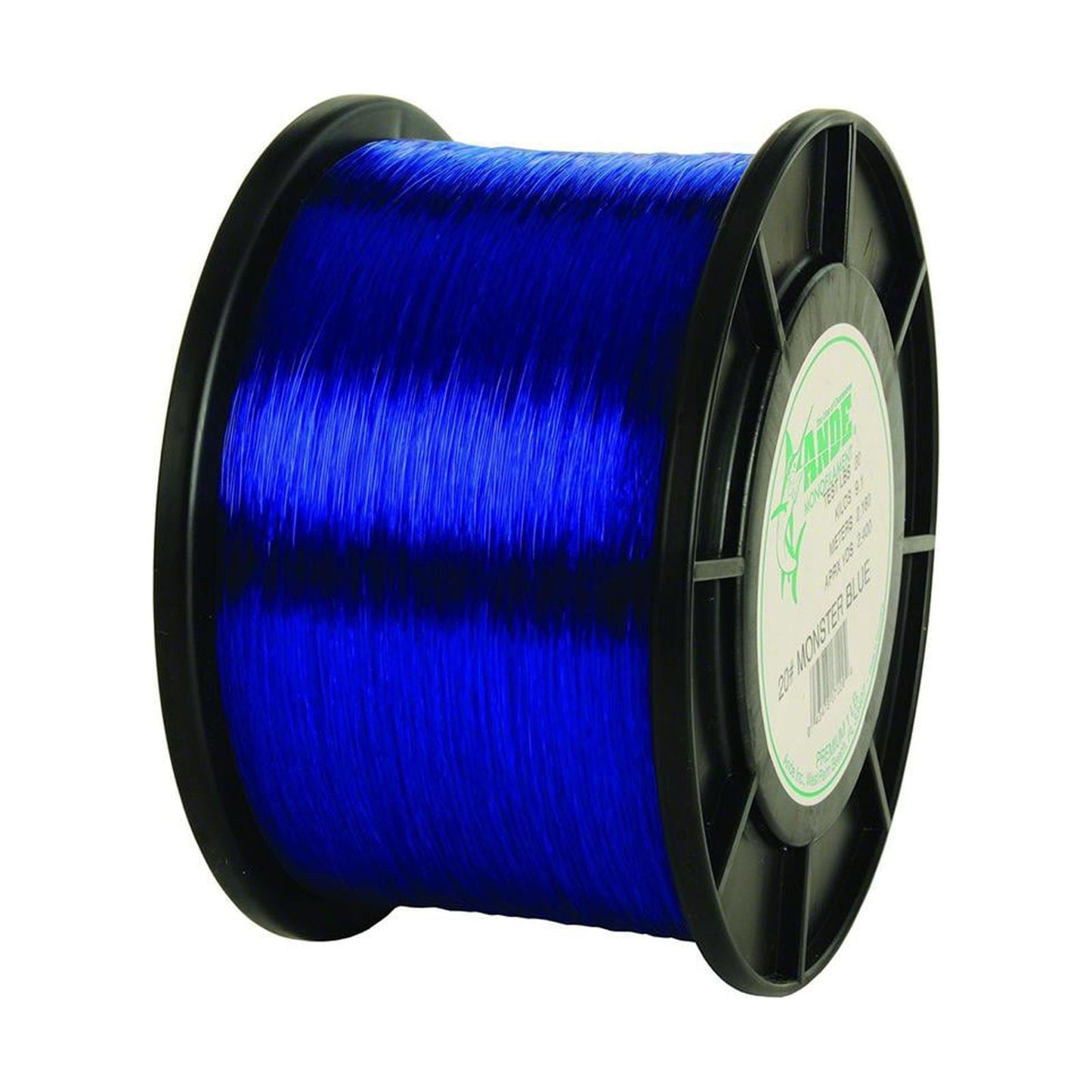 Ande MB-1-30 Monster Blue Monofilament Fishing Line 1 lb Spool 30 lb 1600 Yards