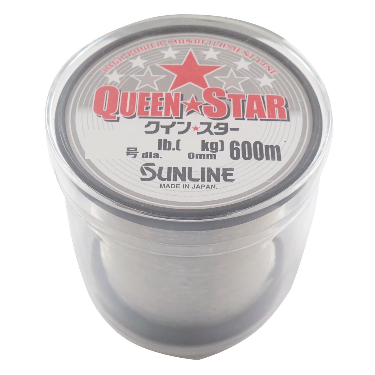 SUNLINE Queen Star Nylon 600m #30 130lb Clear Fishing Line 43211-8238 NEW
