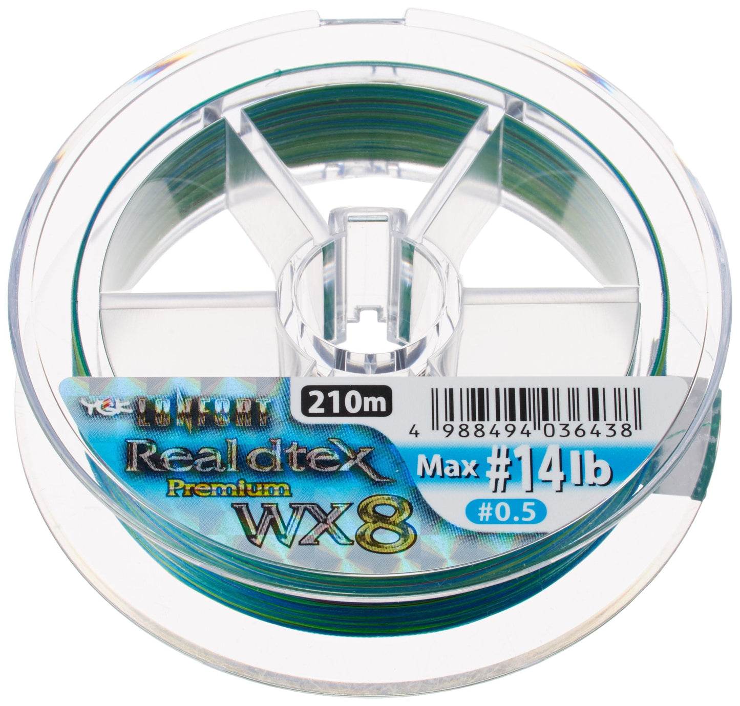 X-Braid Line LONFORT Real Desitex WX8 210m hanger pack #0.5 14lb Fishing Line
