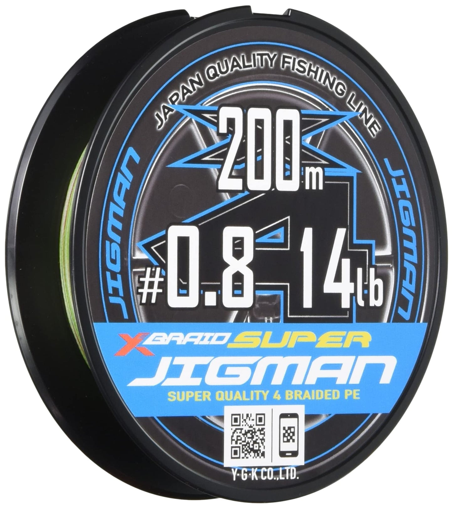 YGK X Blade Super Jigman X4 200m 14lb #0.8 PE Fishing Line Multicolor Unisex NEW