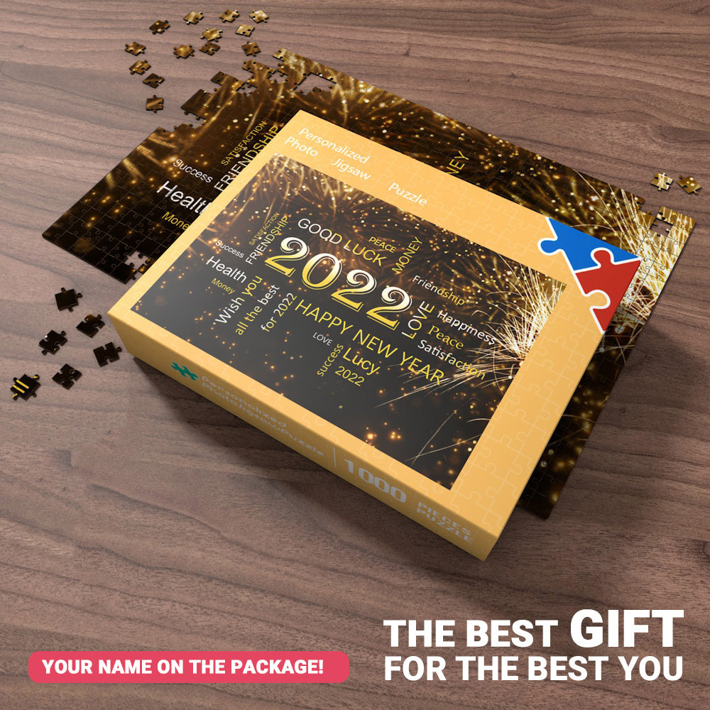 Custom Name Puzzle Best Wishes for Him or Her in 2022 Puzzle