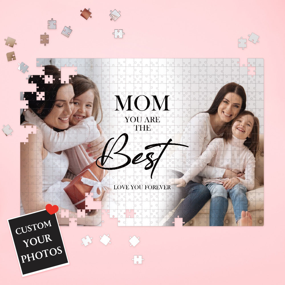 Custom Photo Puzzle You Are the Best Mom Puzzle Mother's Day Gift