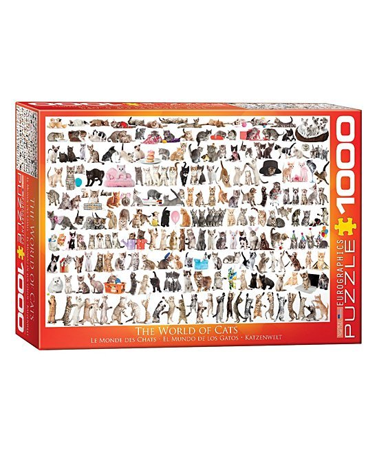 Eurographics The World Of Cats 1000 Piece Jigsaw Puzzle