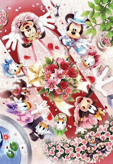 Jigsaw Puzzle Happy Bouquet Toss 1000 Pieces (D-1000-091)