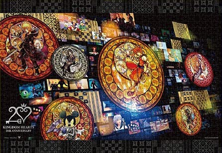 Jigsaw Puzzle Kingdom Hearts/20Th Anniversary Stained Glass 1000 Piece (D-1000-098)