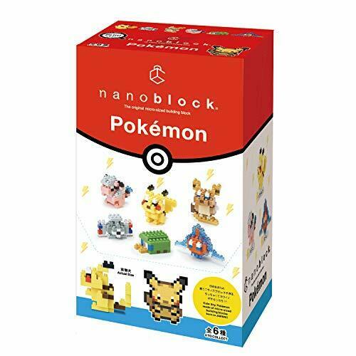 Kawada Nanoblock Mini Nano Pokemon Denki Type NBMC_08S 1box 6pcs 6 Types
