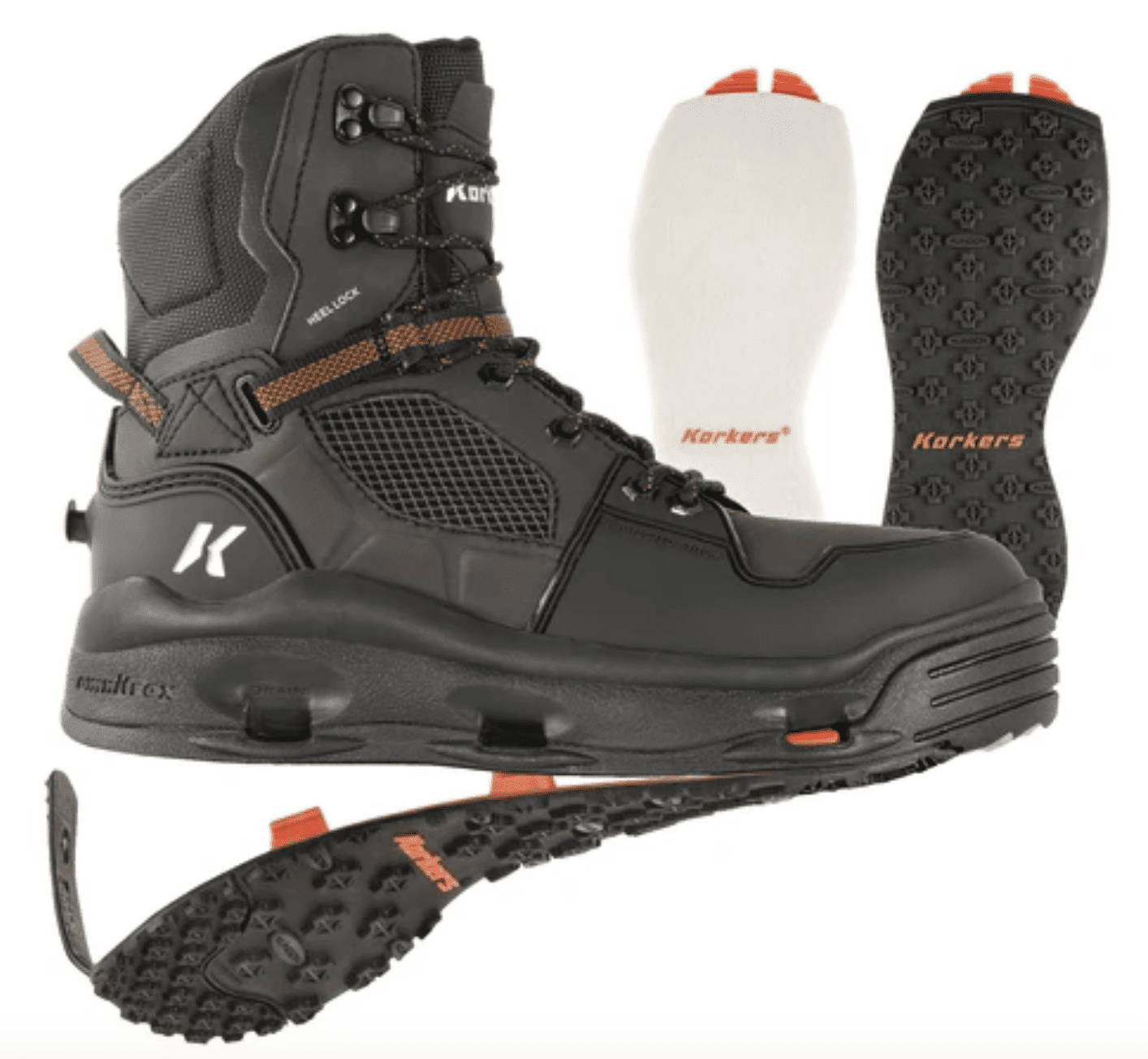 Korkers Terror Ridge Wading Boot Felt & Kling-On Soles - Size 14
