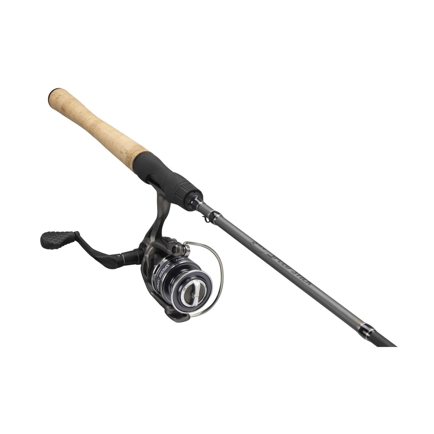 Lew's Speed Spin High Speed Spinning Reel and Fishing Rod Combo, 7-Foot Rod, Size 30 Reel, Black
