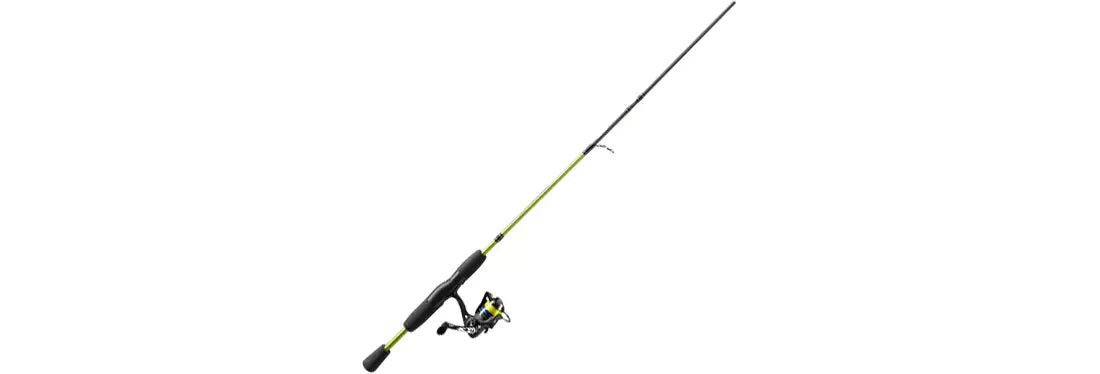 Lew's Wally Marshall Speed Shooter Spinning Reel and Fishing Rod Combo, 6-Foot Rod, Size 100 Reel, Green/Blue
