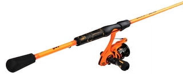 Lew's Xfinity Spinning Reel and Fishing Rod Combo, 6-Foot 6-Inch Rod, Orange