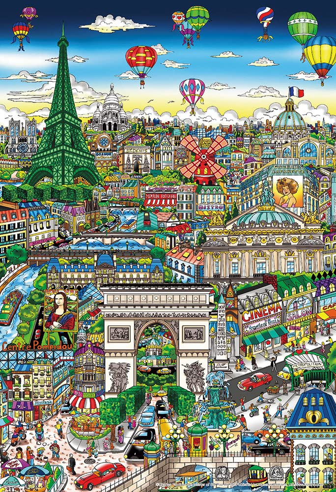 BEVERLY M81-645 Jigsaw Puzzle Fall In Love With Paris 1000 S-Pieces