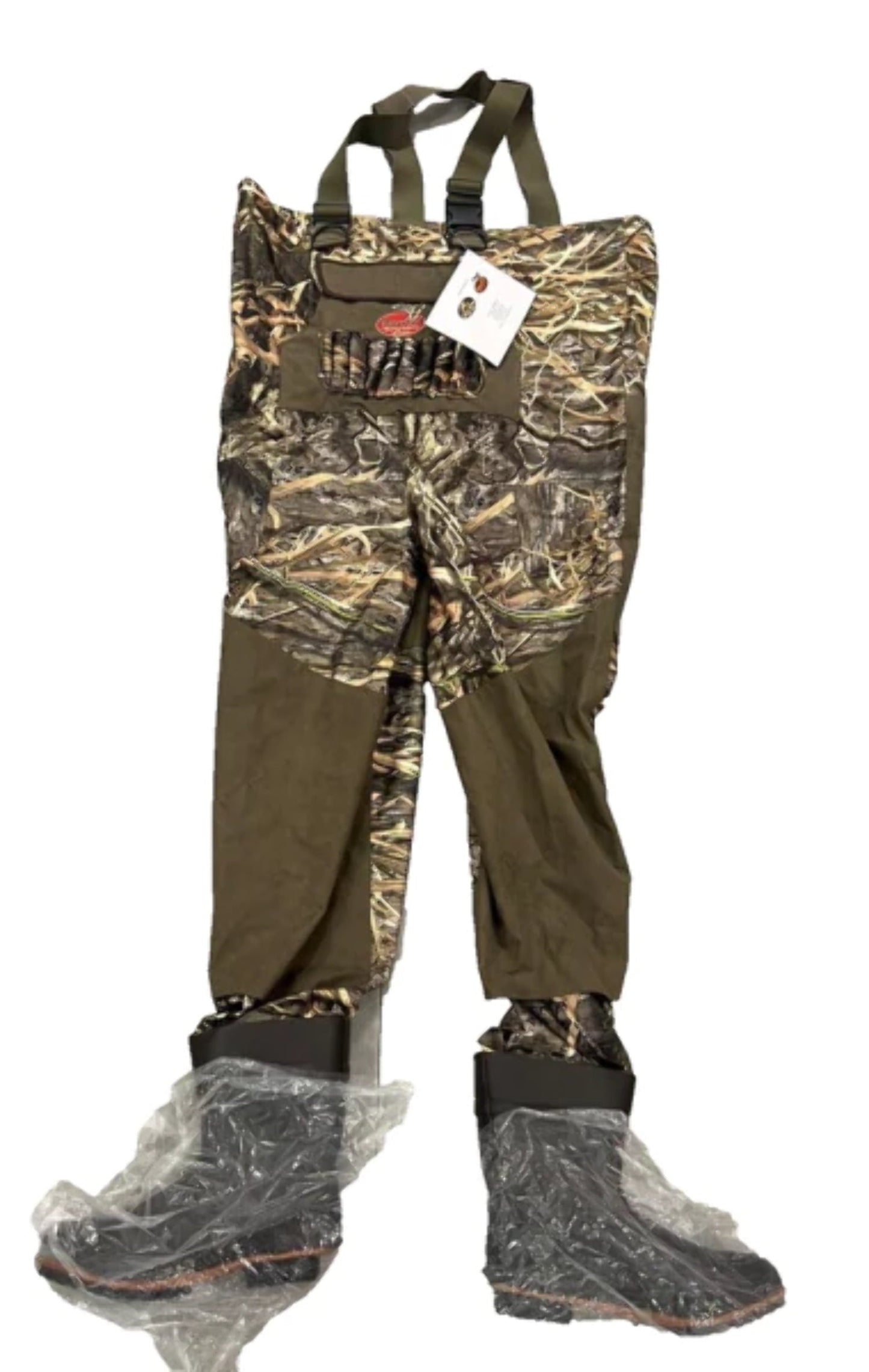 Mossy Oak Shadow Grass Habitat Camo Breathable Bootfoot Wader Size 10