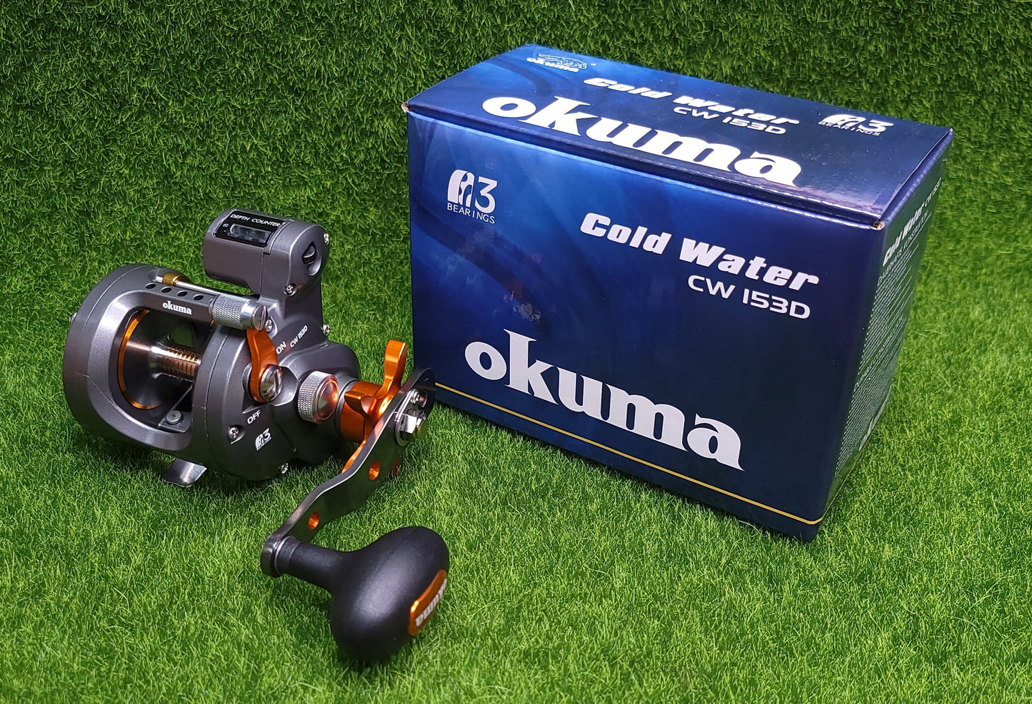 Okuma Cold Water Line Counter 5.1:1 Conventional Reel, Right Hand - CW-153D