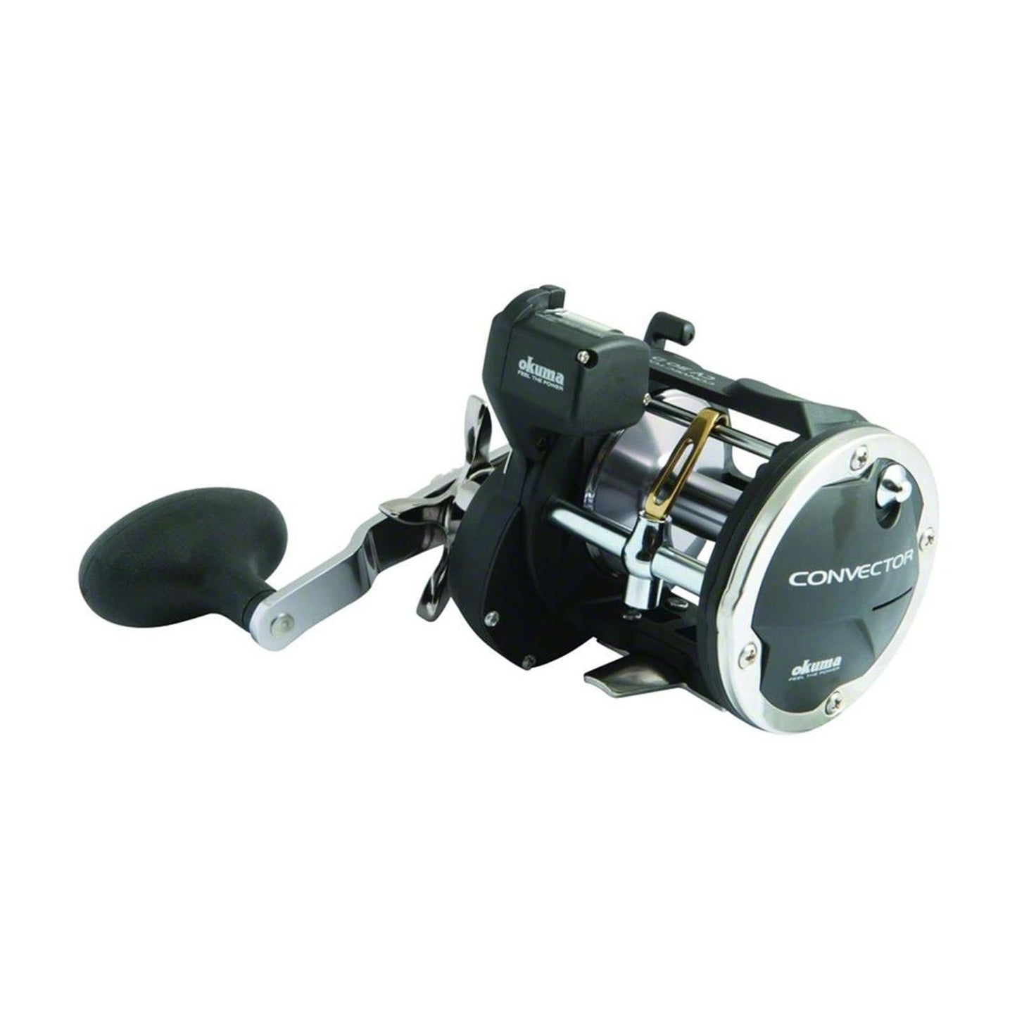 Okuma Convector Star Drag Line Counter 4.0:1 Conventional Fishing Reel, Right Hand - CV-30D