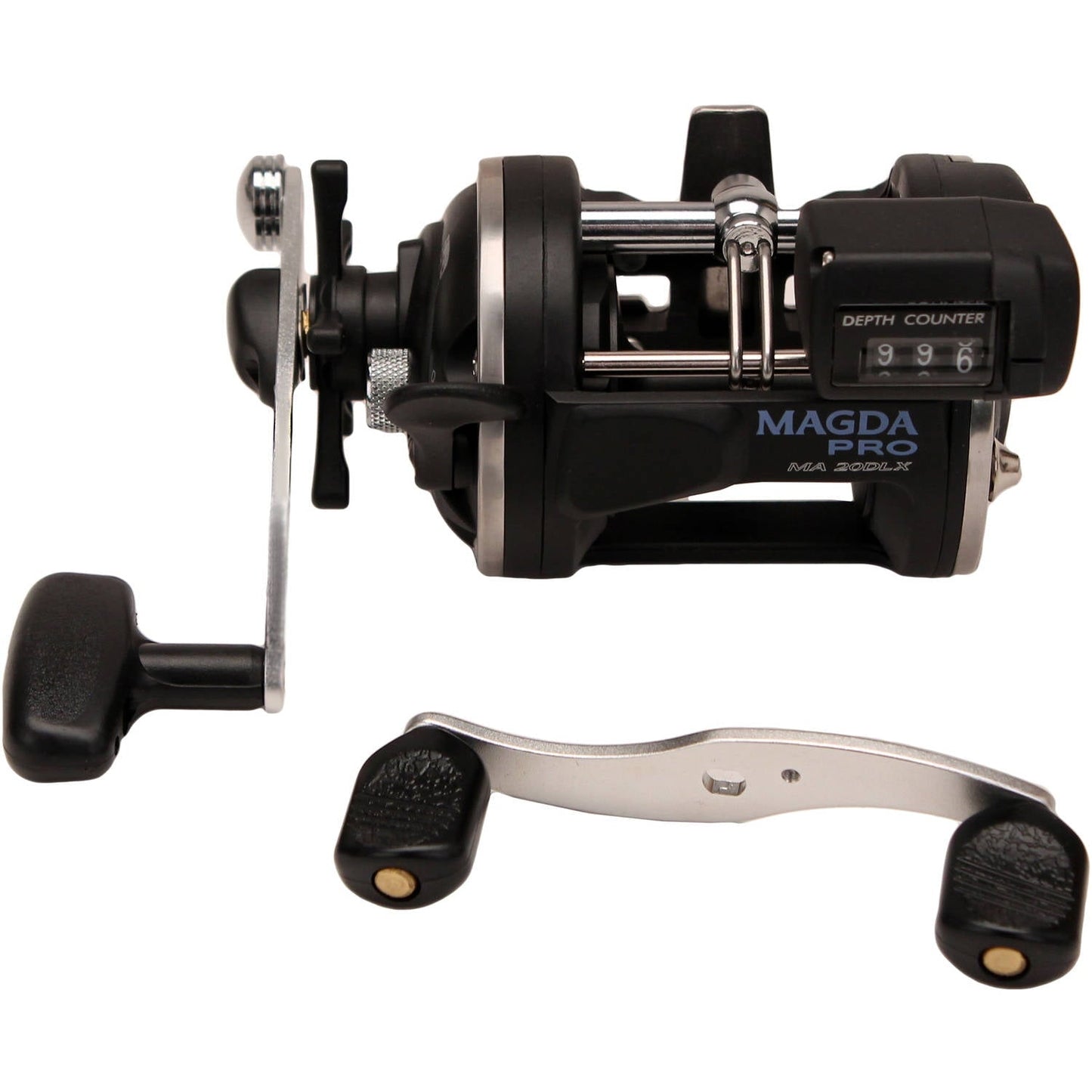 Okuma Magda Line Counter Reel, 2 BB 5.1:1, Sz 20, Left hand