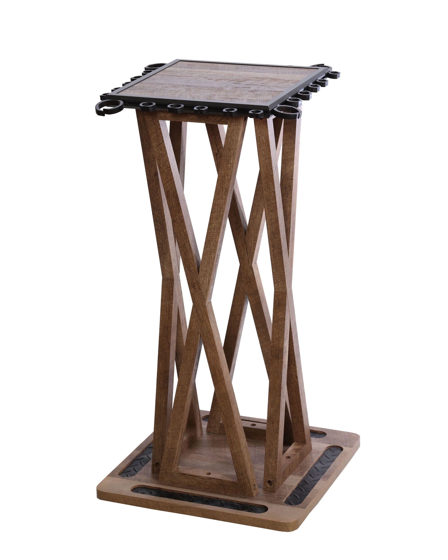 Old Cedar Outfitters Distressed Square Spinning Rod Rack