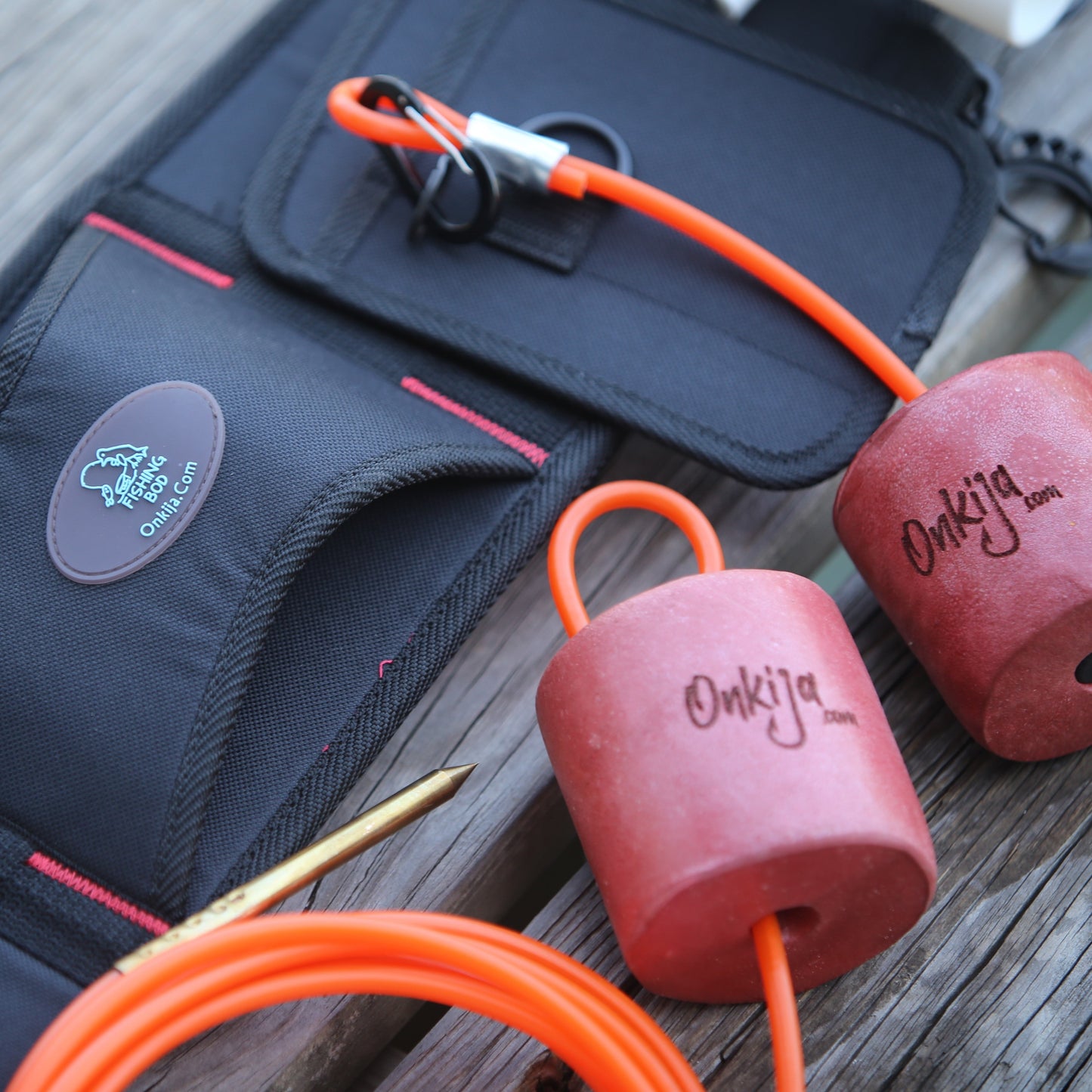 Onkija Back-Pro COMBO Wade Fishing Tackle Belt Combo - Back-Pro, Stringer, Boga Float