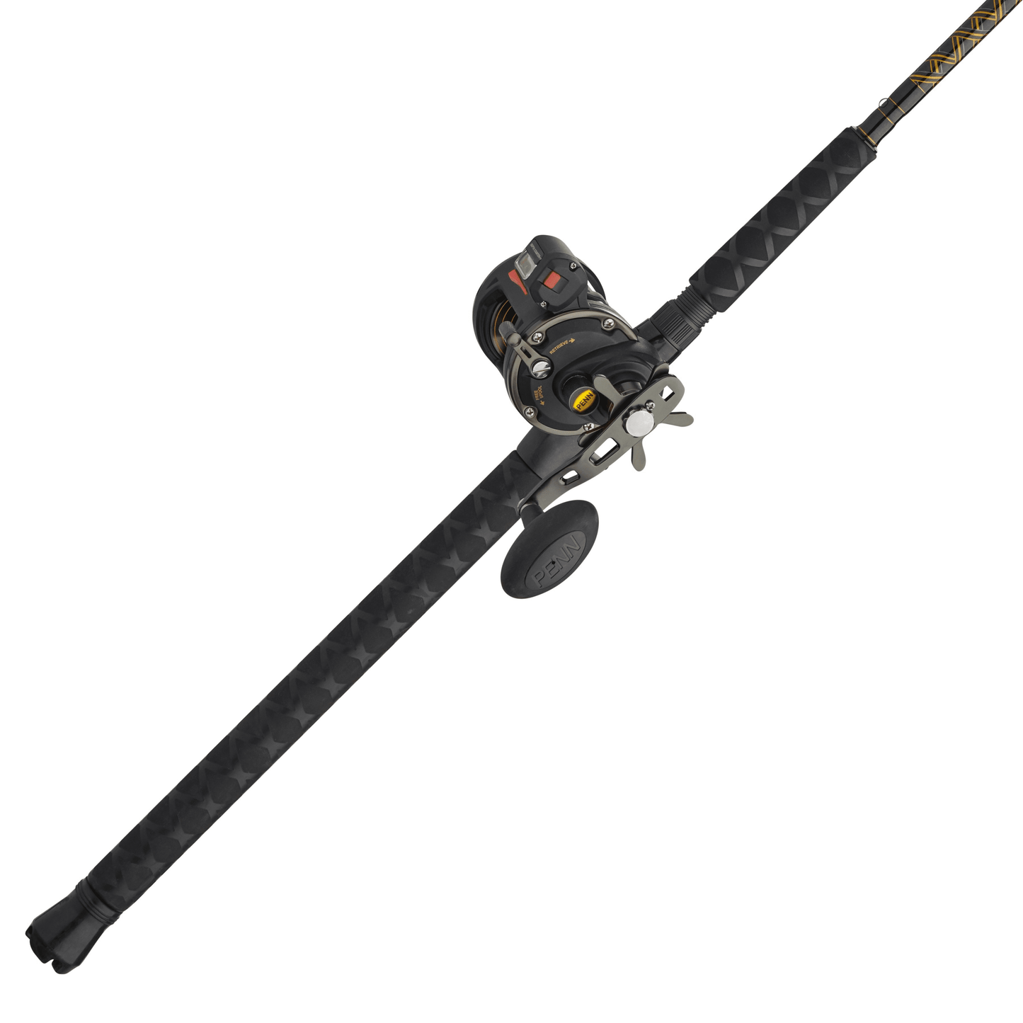 PENN 9' Squall II Level Wind Conventional Combo, Reel Size 20