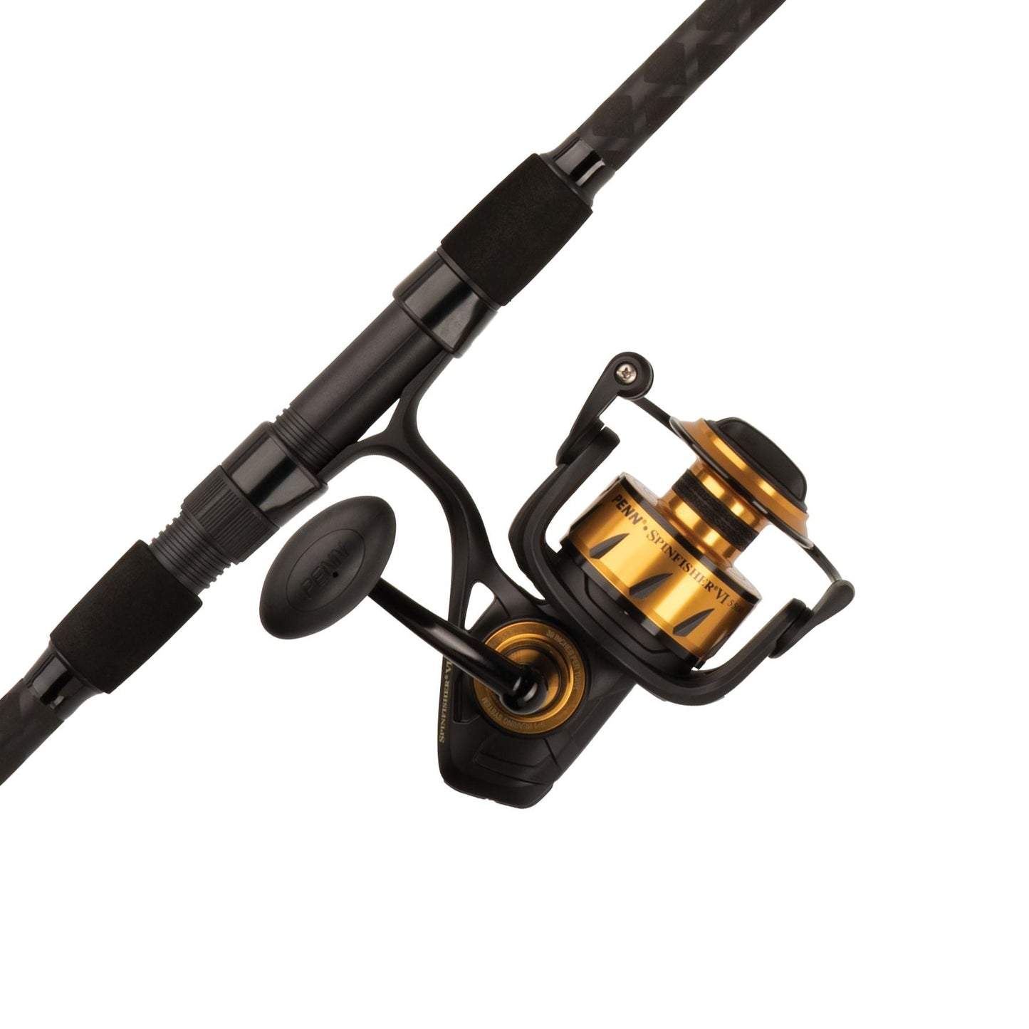 PENN Spinfisher VI Fishing Rod and Reel Spinning Combo, 6'6'' 1PC JG, 6500