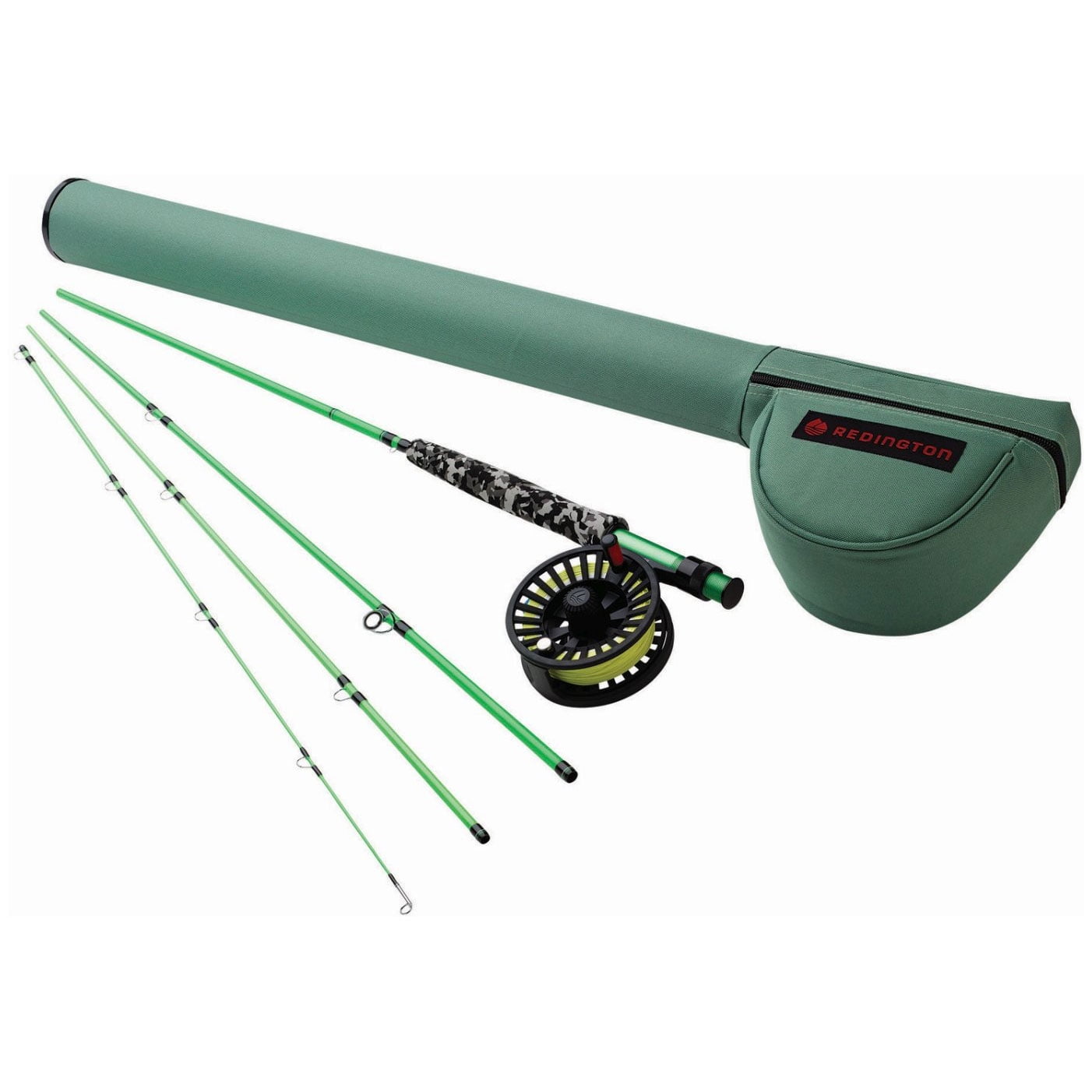 Redington 580-4 MINNOW Kids Youth 5 WT 8 Foot 4 PC Fly Fishing Rod & Reel Combo