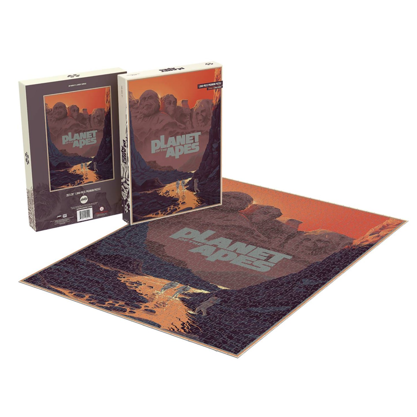 Mondo Tees: Puzzle #19 - Planet of the Apes 20 x 28 Inch 1,000-Piece Premium Puzzle (48299) LOW STOCK
