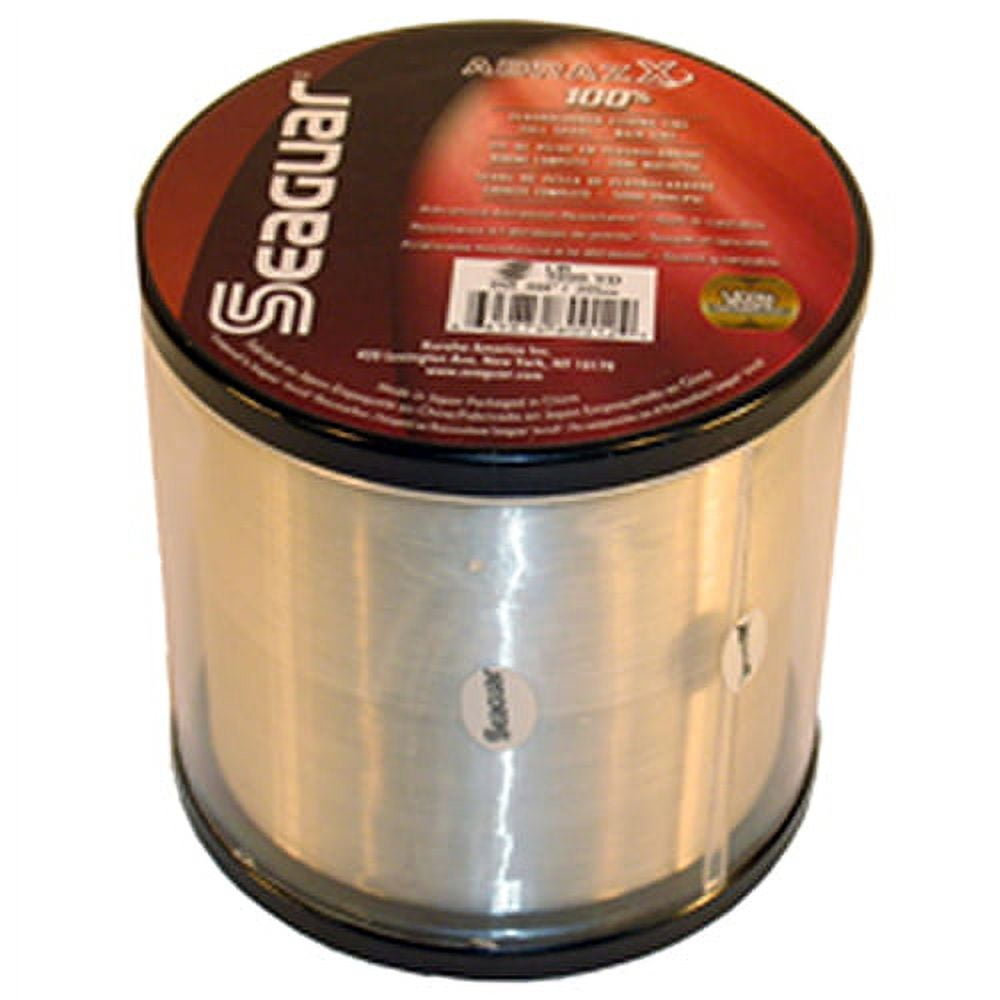 Seaguar AbrazX 100% Fluorocarbon Fishing Line 15lbs, 1000yds Break Strength/Length - 15AX1000