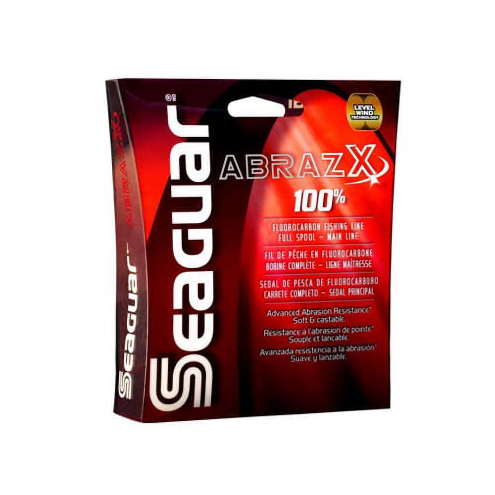 Seaguar AbrazX 100% Fluorocarbon Fishing Line 17lbs, 1000yds Break Strength/Length - 17AX1000