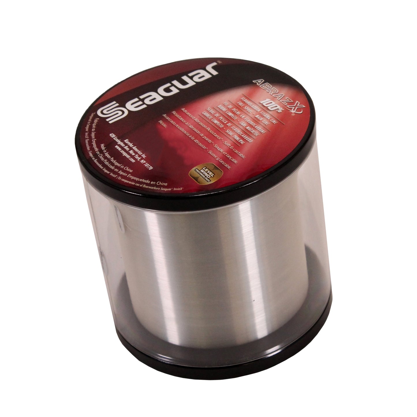 Seaguar AbrazX 100% Fluorocarbon Fishing Line 8lbs, 1000yds Break Strength/Length - 08AX1000
