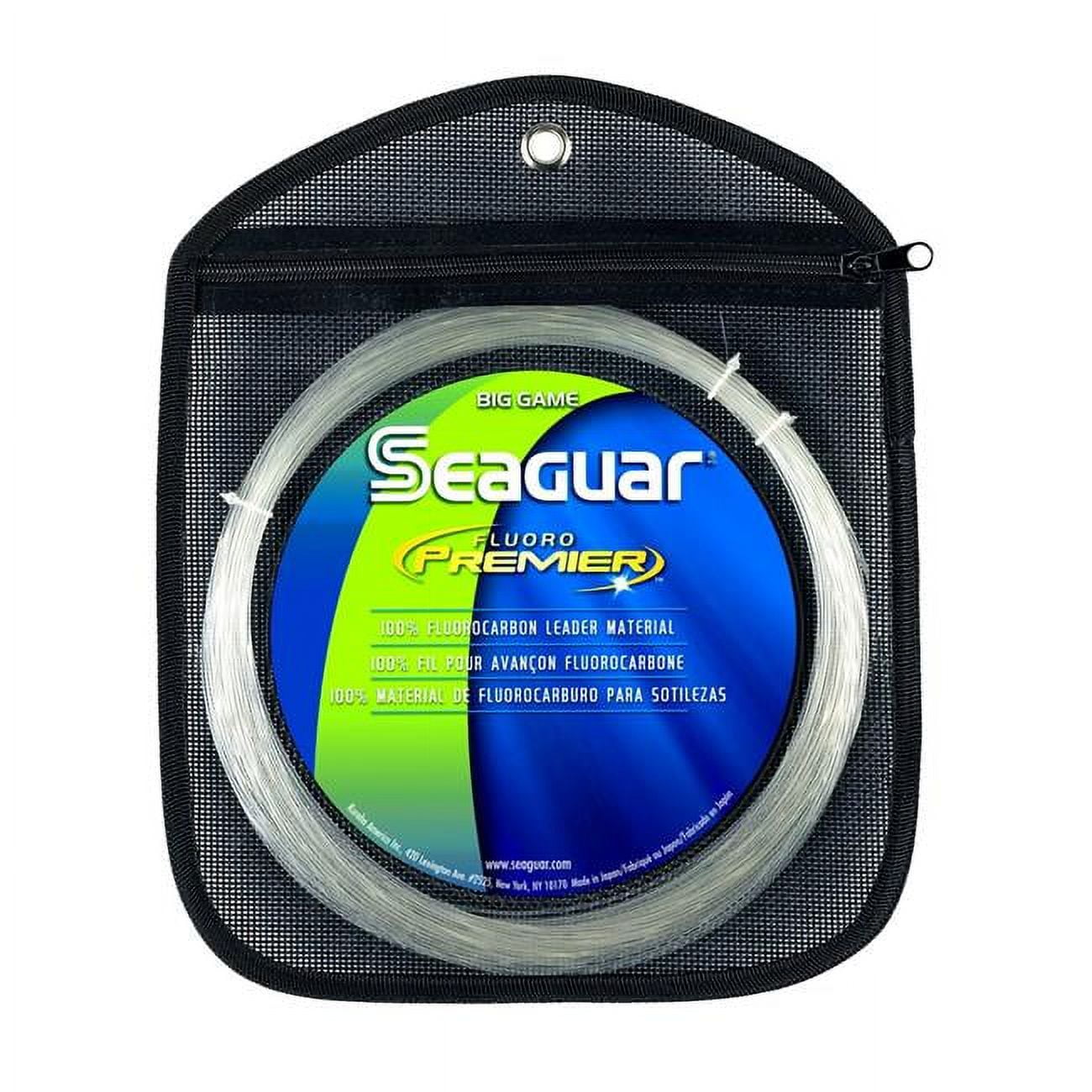 Seaguar Fluoro Premier 100% Fluorocarbon Fishing Line(DSF), 130lbs, 50yds Break Strength/Length - 130FP50