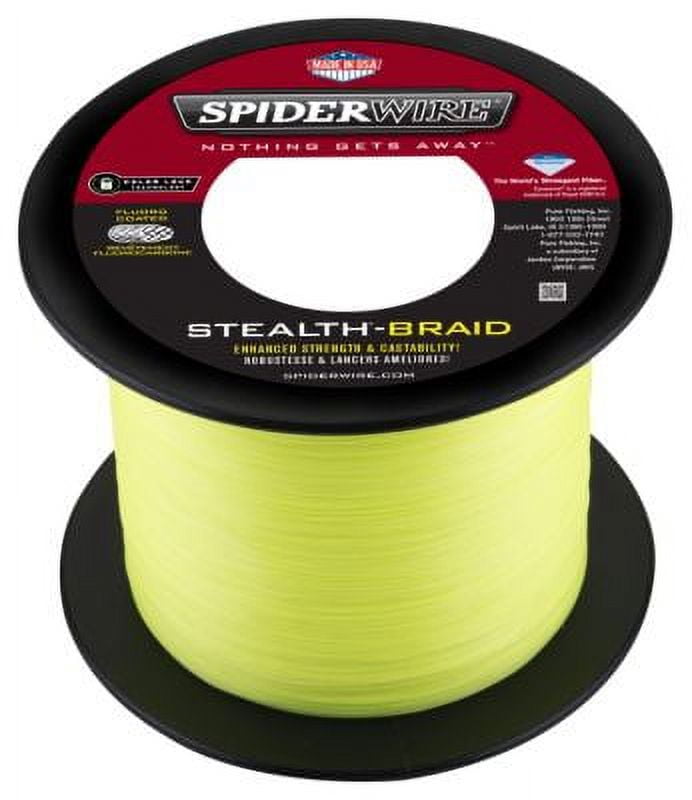 SpiderWire Stealth? Superline, Hi-Vis Yellow, 30lb | 13.6kg Fishing Line
