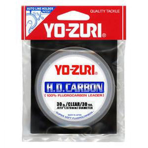 Yo-Zuri HD130 lbCL H.D. Carbon Fluorocarbon Fishing Leader 130 lb 30 Yards Clear