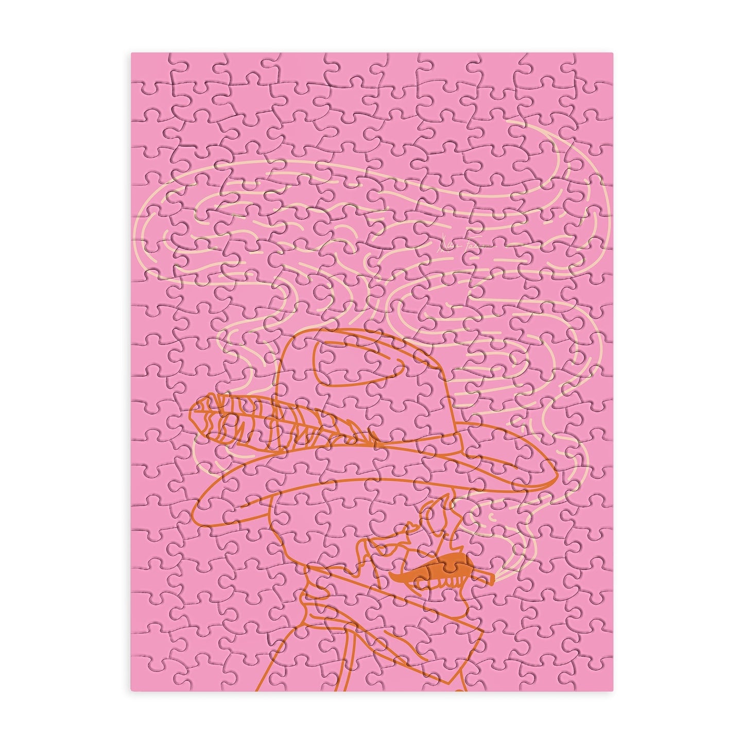 Love or Die Tryin Pink Jigsaw Puzzle (DS) DD