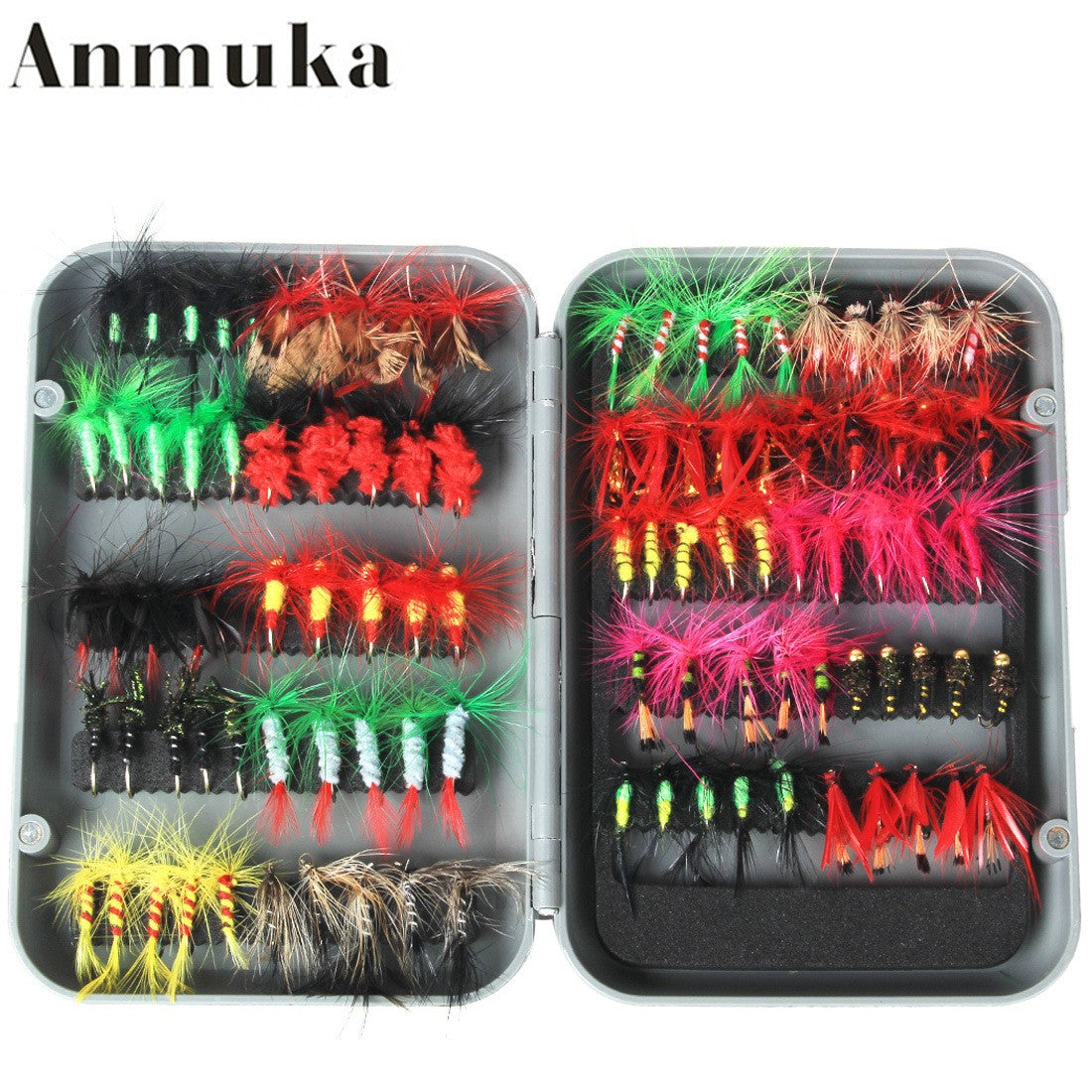 Fishing Gear 100 Fly Bait Set GND Products