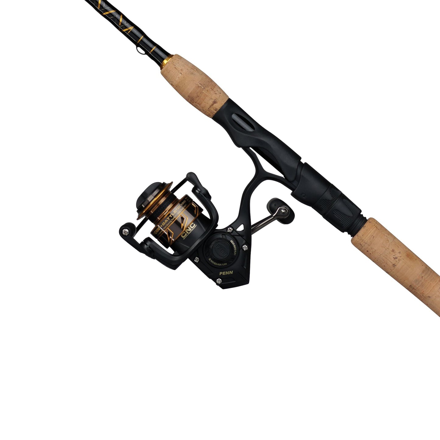 PENN 6¡¯6¡± Battle III Fishing Rod and Reel Spinning Combo
