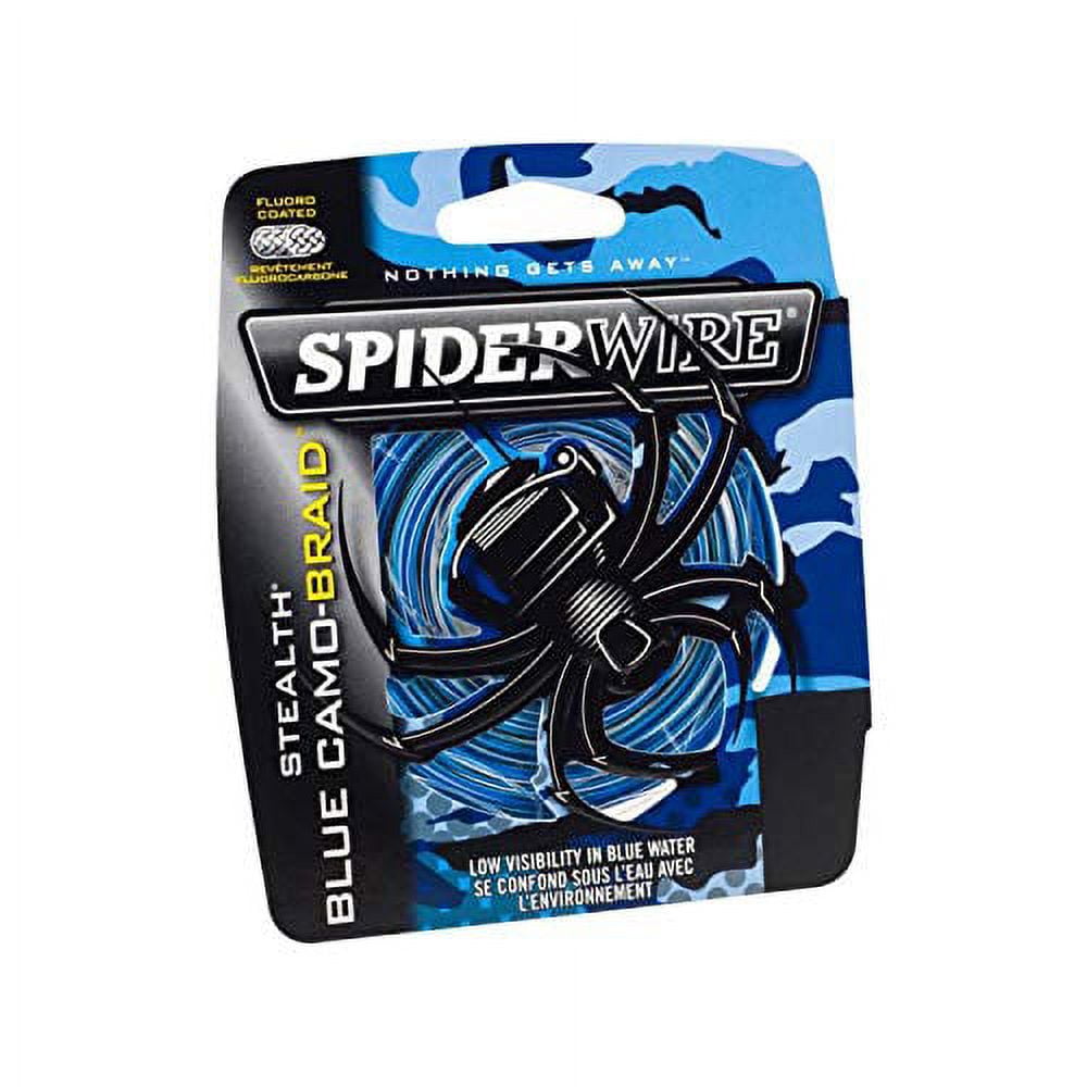 SpiderWire Stealth? Superline, Blue Camo, 100lb | 45.3kg Fishing Line