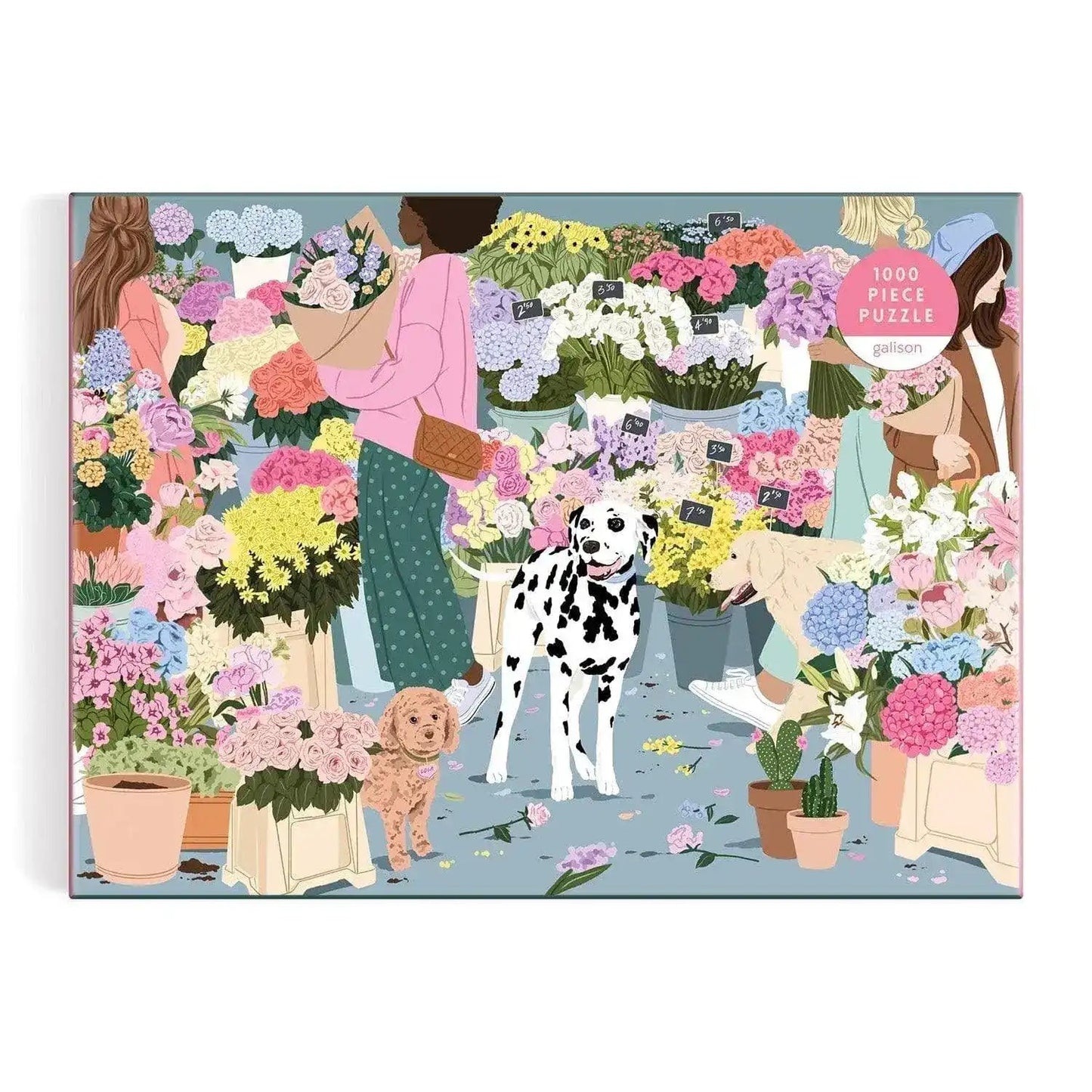 Flower Market 1000 Piece Puzzle
