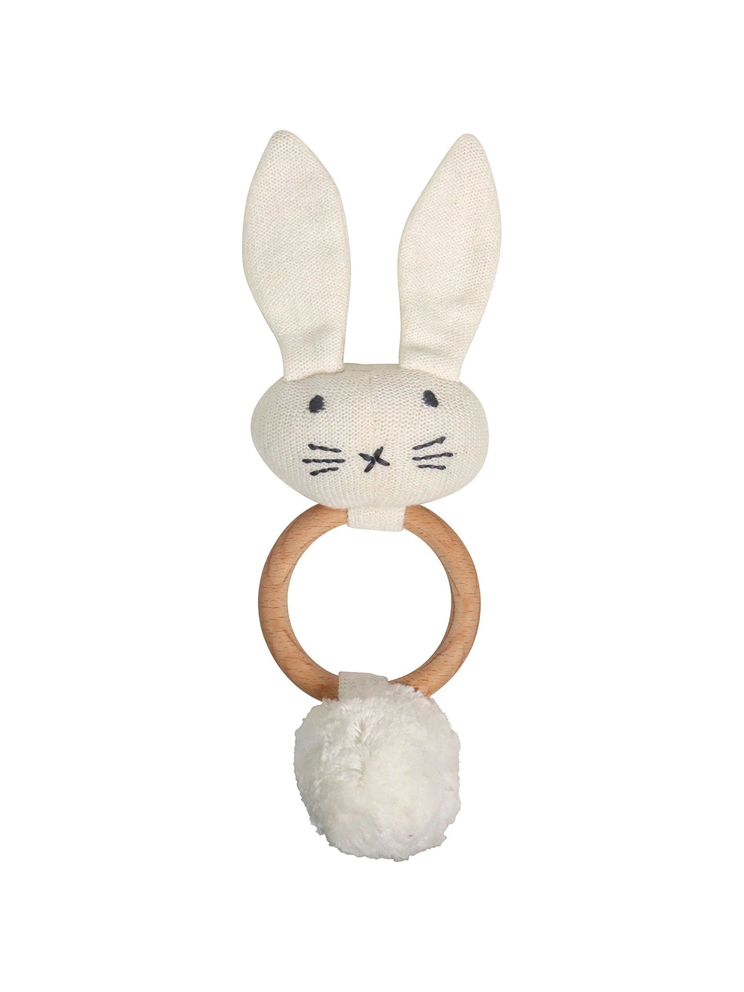 Organic Bunny Rattle Teether