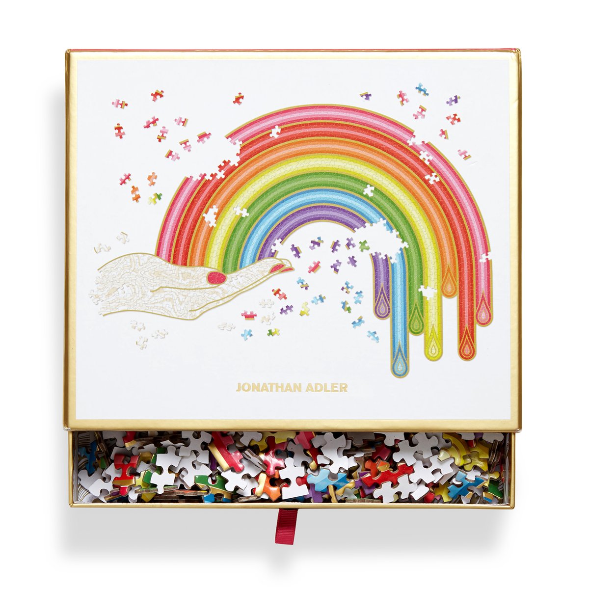 Rainbow Hand Shaped Puzzle